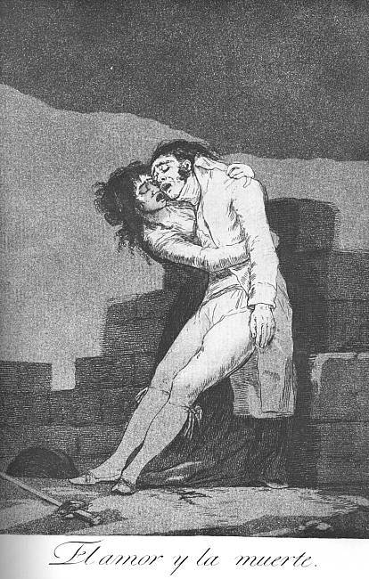 Love and Death — Francisco Goya 1799